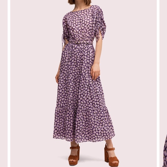 kate spade Dresses Kate Spade Maxi Dress In Purple Sunny Bloom